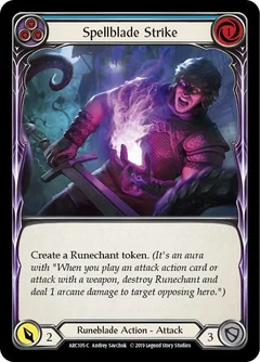 Spellblade Strike (Blue) 1st Edition ARC105