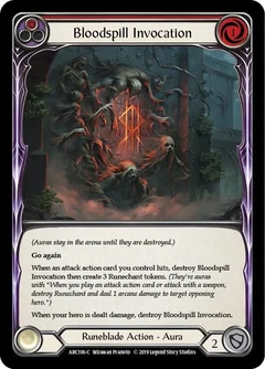 Bloodspill Invocation (Red) 1st Edition ARC106