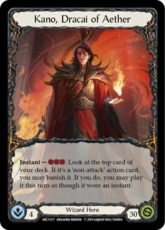 Kano, Dracai of Aether // Runechant 1st Edition ARC113 // ARC112