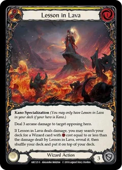 Lesson in Lava 1st Edition ARC121