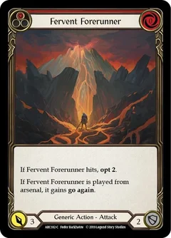 Fervent Forerunner (Red) 1st Edition ARC182