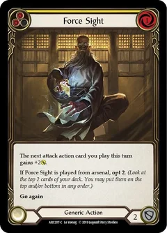 Force Sight (Yellow) 1st Edition ARC207