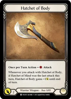 Hatchet of Body BOL003