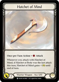 Hatchet of Mind BOL004