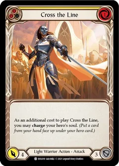 Cross the Line (Yellow) BOL019