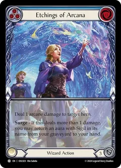 Etchings of Arcana (Blue) OSC023
