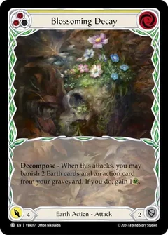 Blossoming Decay (Yellow) VER017