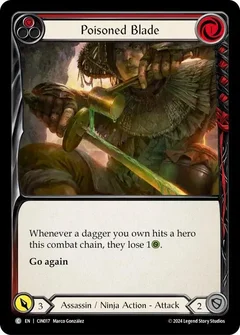 Poisoned Blade (Red) CIN017