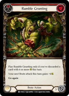 Rumble Grunting (Red) DYN022