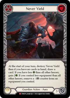 Never Yield DYN029