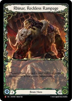 Rhinar, Reckless Rampage HVY003