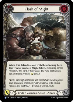 Clash of Might (Red) HVY137