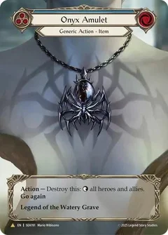 Onyx Amulet (Treasure) SEA191
