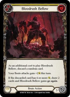 Bloodrush Bellow 1st Edition WTR007