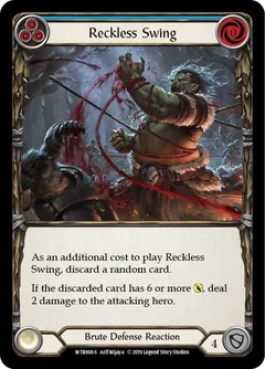 Reckless Swing 1st Edition WTR008