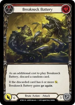 Breakneck Battery (Red) 1st Edition WTR011