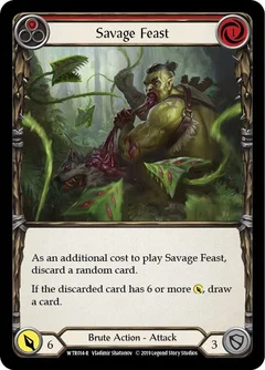 Savage Feast (Red) Unlimited WTR014