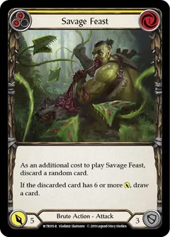 Savage Feast (Yellow) 1st Edition WTR015