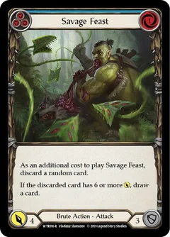 Savage Feast (Blue) 1st Edition WTR016