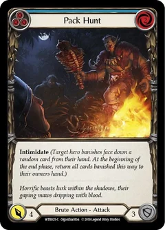 Pack Hunt (Blue) 1st Edition WTR025
