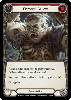Primeval Bellow (Red) Unlimited WTR035