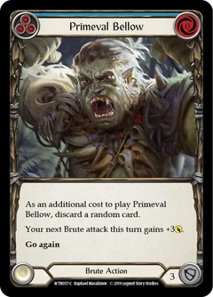Primeval Bellow (Blue) 1st Edition WTR037