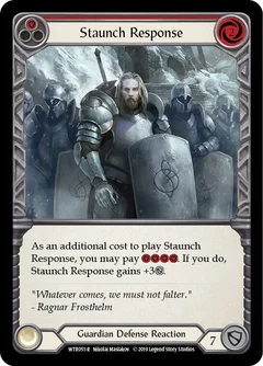 Staunch Response (Red) Unlimited WTR051