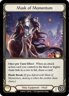 Mask of Momentum 1st Edition WTR079