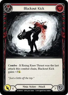 Blackout Kick (Red) 1st Edition WTR089