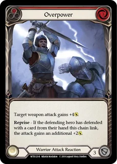 Overpower (Red) 1st Edition WTR123