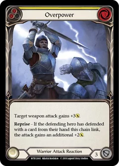 Overpower (Yellow) 1st Edition WTR124