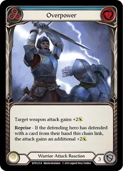 Overpower (Blue) 1st Edition WTR125