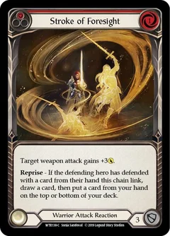 Stroke of Foresight (Red) 1st Edition WTR138