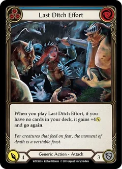 Last Ditch Effort 1st Edition WTR161
