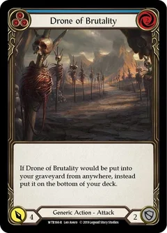 Drone of Brutality (Blue) 1st Edition WTR166