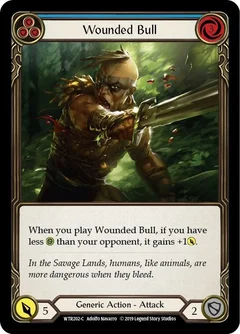 Wounded Bull (Blue) 1st Edition WTR202