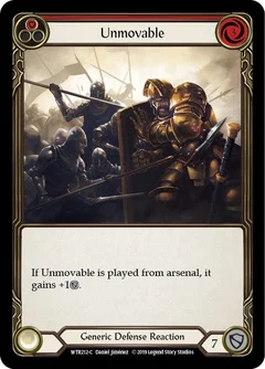 Unmovable (Red) 1st Edition WTR212