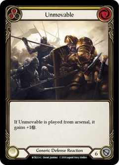 Unmovable (Yellow) 1st Edition WTR213