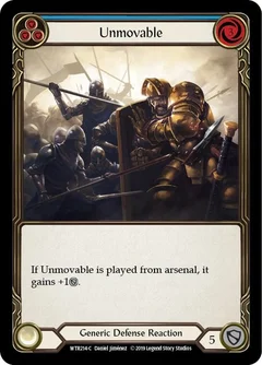 Unmovable (Blue) 1st Edition WTR214