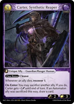 Carter, Synthetic Reaper 203