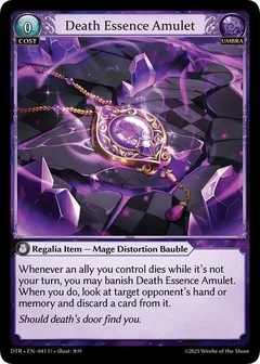 Death Essence Amulet 041