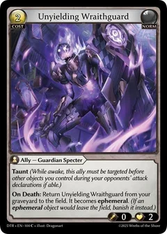 Unyielding Wraithguard 104