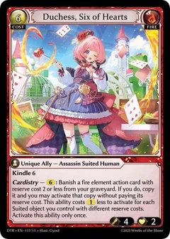 Duchess, Six of Hearts 113