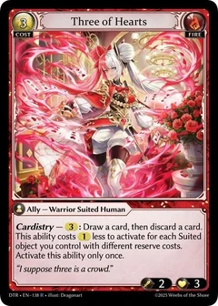 Three of Hearts 138
