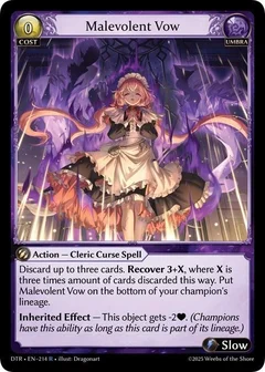 Malevolent Vow 214