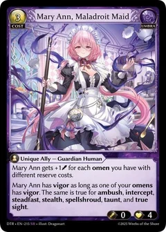 Mary Ann, Maladroit Maid 215