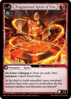Fragmented Spirit of Fire 1