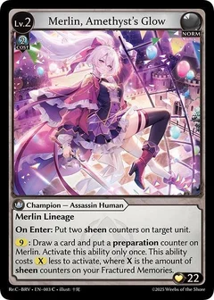Merlin, Amethyst's Glow 003