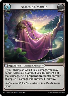 Assassin's Mantle 005