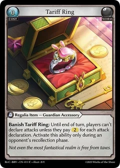 Tariff Ring 011